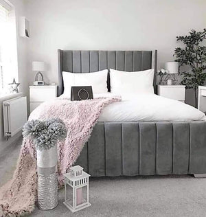 Diana Bed frame, grey, from The Mattress World
