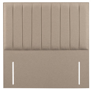 Dove Floor Standing Headboard in Casino Crush Fabric, Taupe