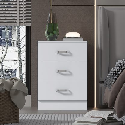 Tunis 3 Drawer Bedside Chest