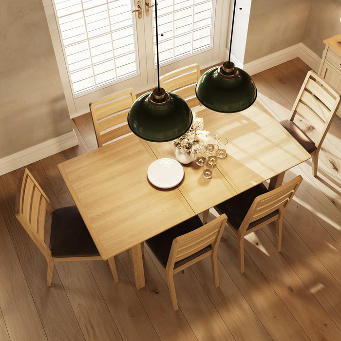 Taberno Oak Large 1.4M Extending Dining Table