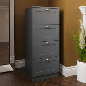 FWStyle Artus Shaker 4 Drawer Chest Of Drawers