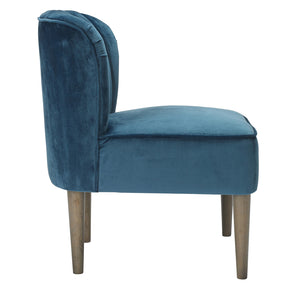 Bella Occasional Chair in midnight blue from The Mattress World NW Ltd.
