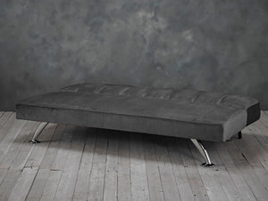 Brighton Velvet Sofa Bed - Grey