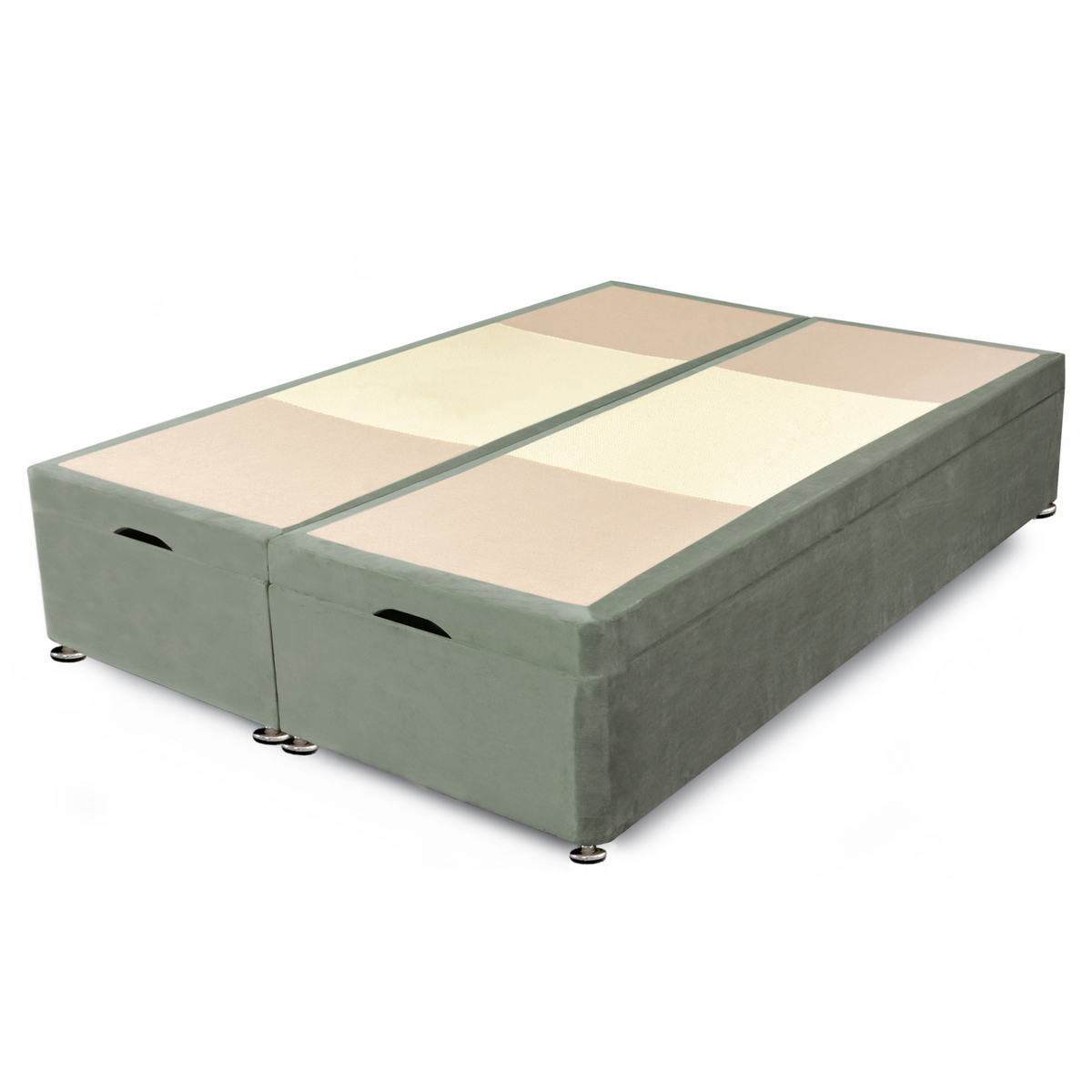Sweet Dreams Evolve Divan Base, Sage Velvet – The Mattress World