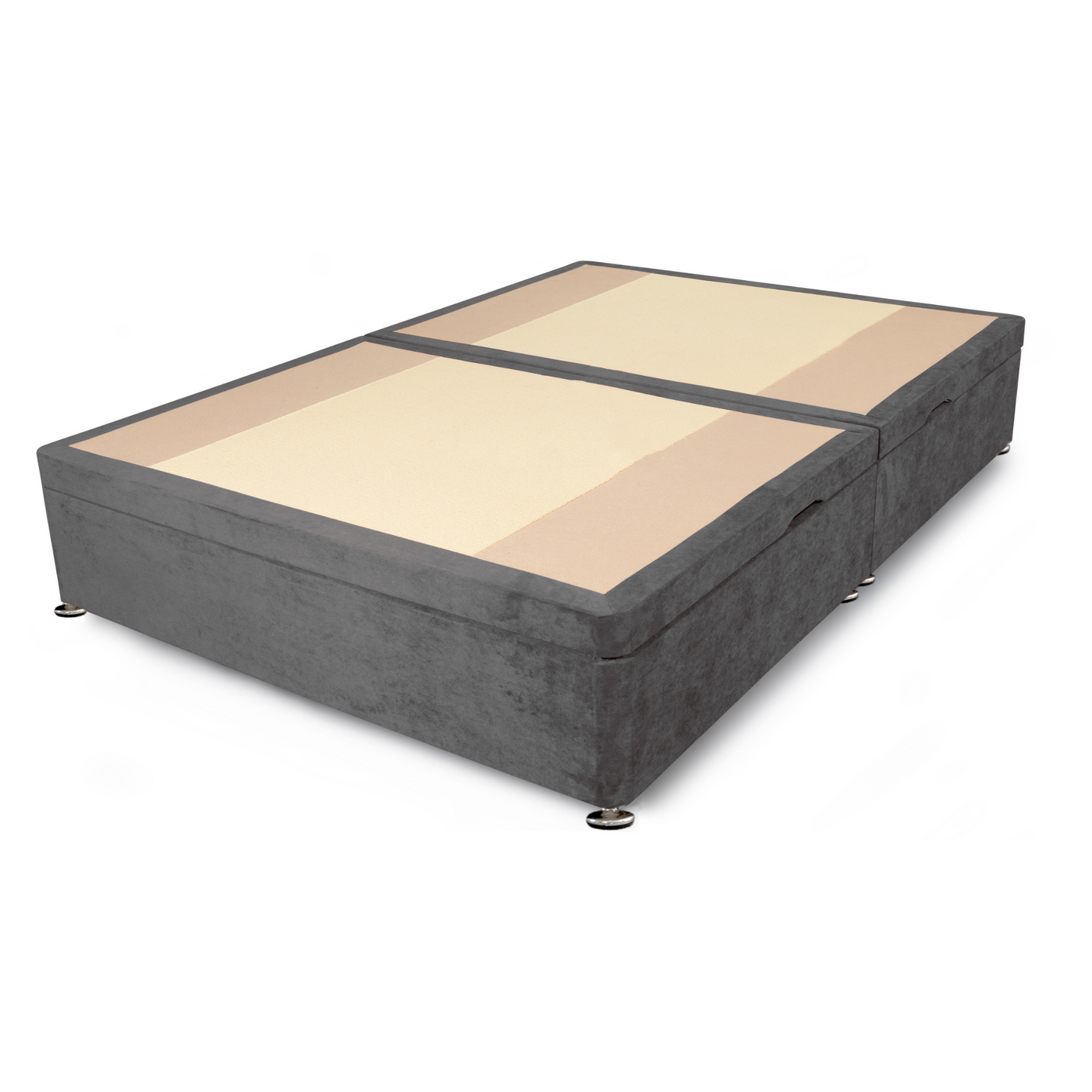 Divan Platform Sweet Dreams Evolve Divan Base, Steel Velvet – The Mattress World
