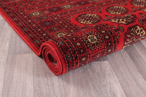Keshan Heritage Bochara Red Wool Rug