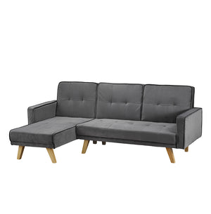 Kitson 3 Seater Sofa Bed - Charcoal Linen