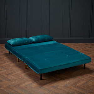 Madison 2 Seater Sofa Bed Teal