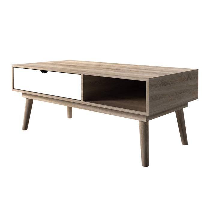 Scandi Coffee Table with Drawer