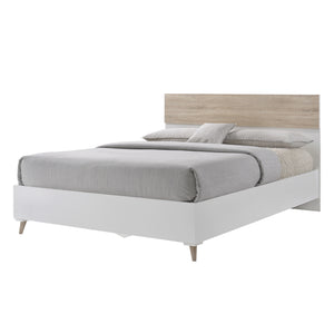 Stockholm 5ft (king size) Bed Frame in Oak and White