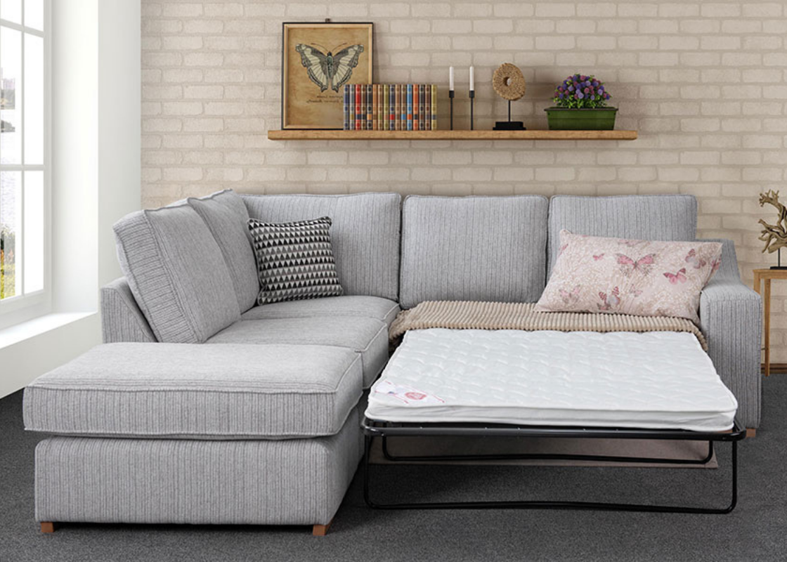 Left hand corner sofa bed with storage deals