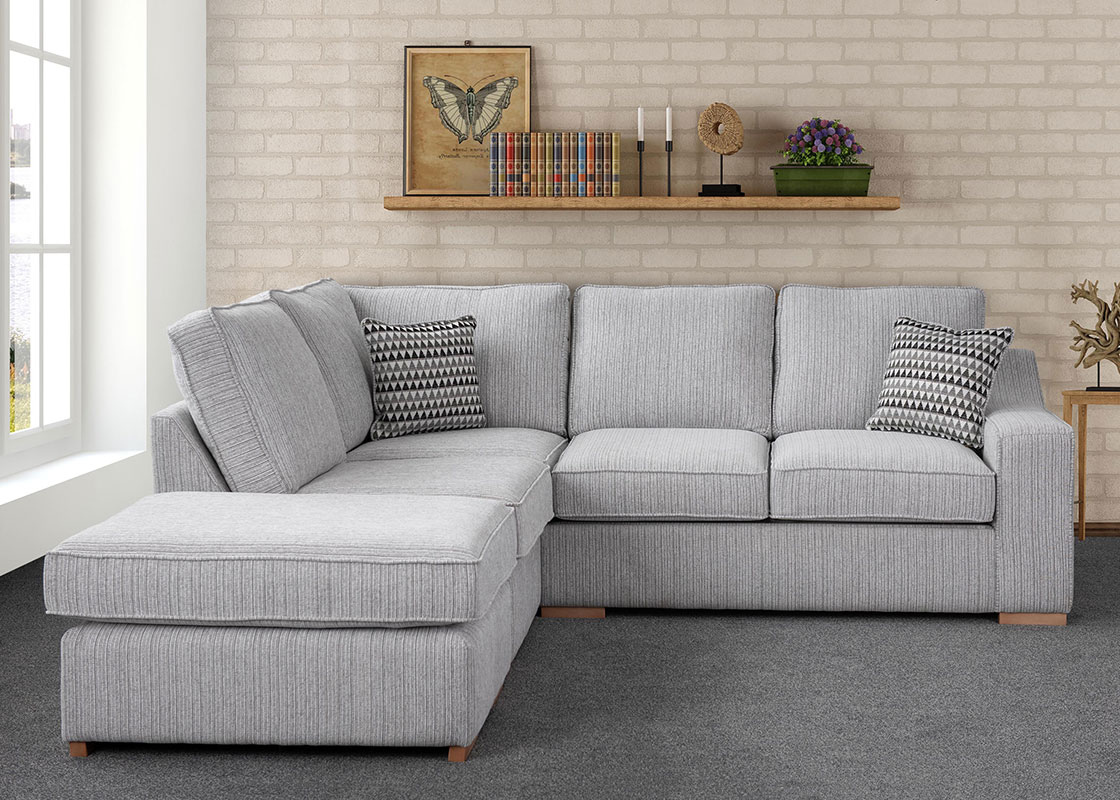 Sweet Dreams Blenheim Corner Sofa Bed left hand facing The